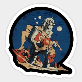 ROBOT damsel in distress Sticker